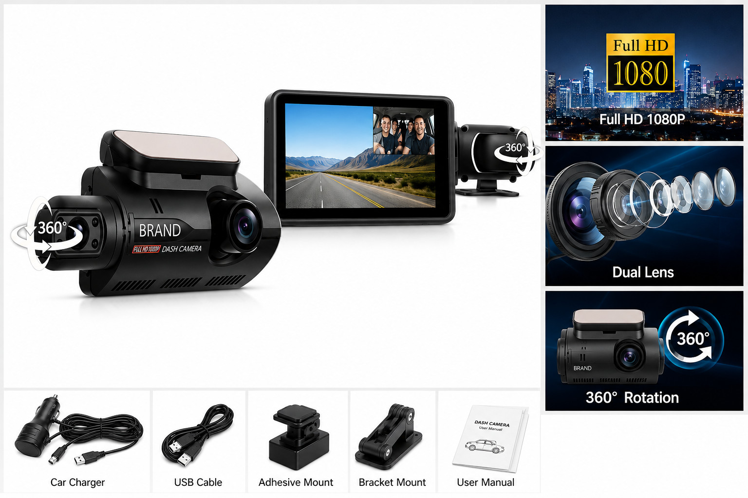 Vehicle Black Box DVR dash Camera