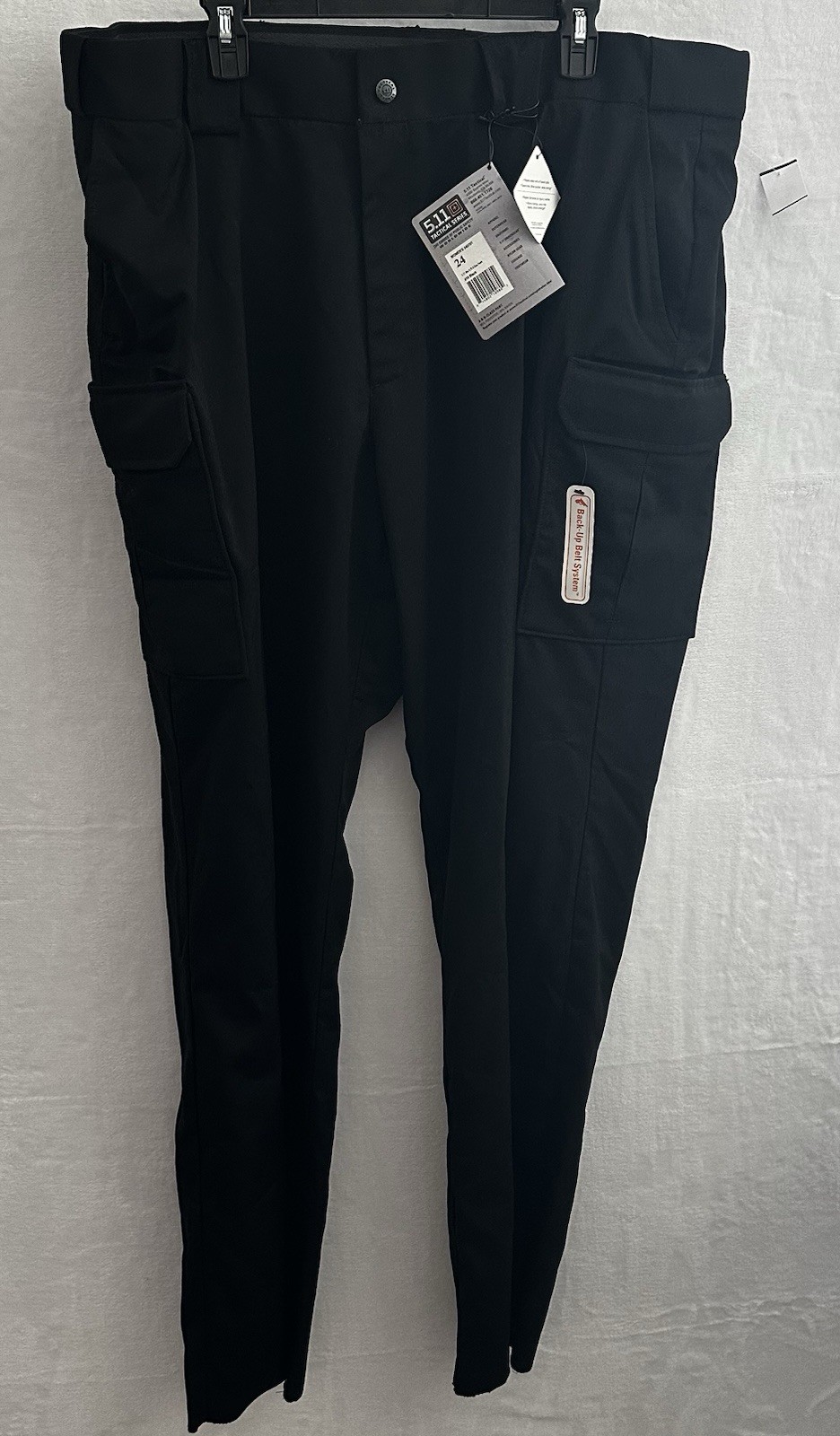 5.11 Tactical Series Pants Women’s 24 Black Cargo A/B Class Unhemmed 34070T NWT