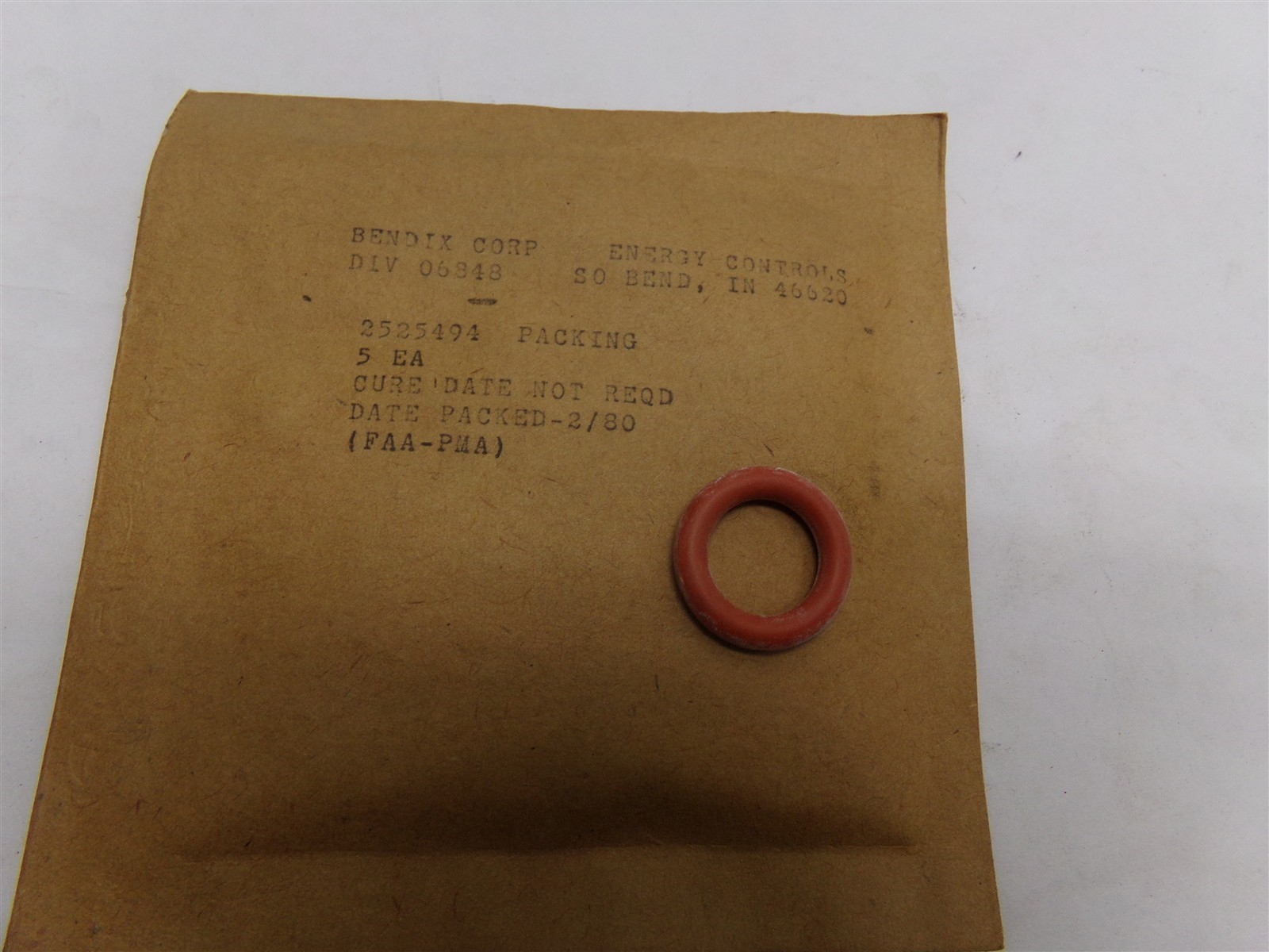 Qty=5: BENDIX / Precision Airmotive 2525494