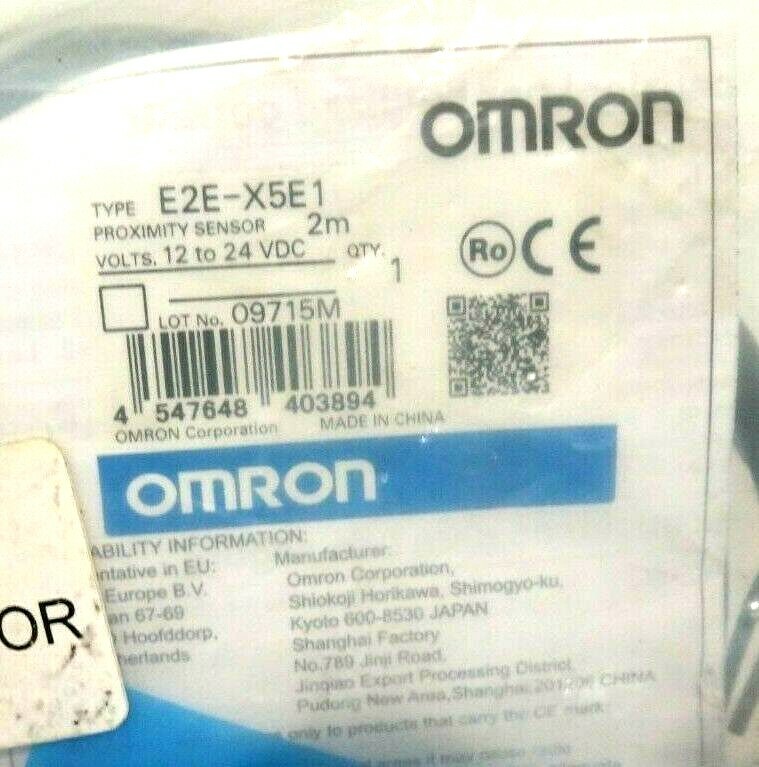 NEW OMRON E2E-X5E1 PROXIMITY SENSOR E2EX5E1