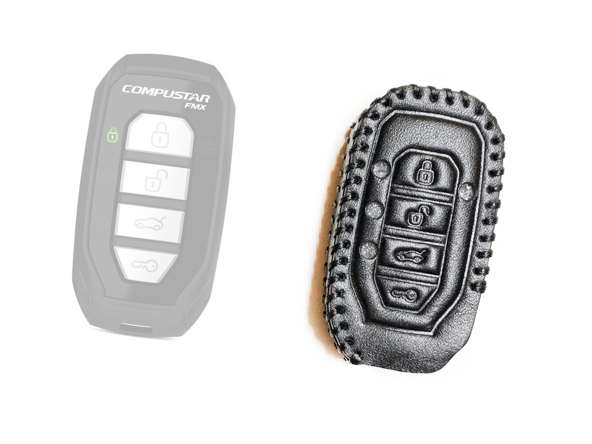 Leather Case for Compustar Prime G15 2Way Remote, leather Case for RFX-P2WG15-SS