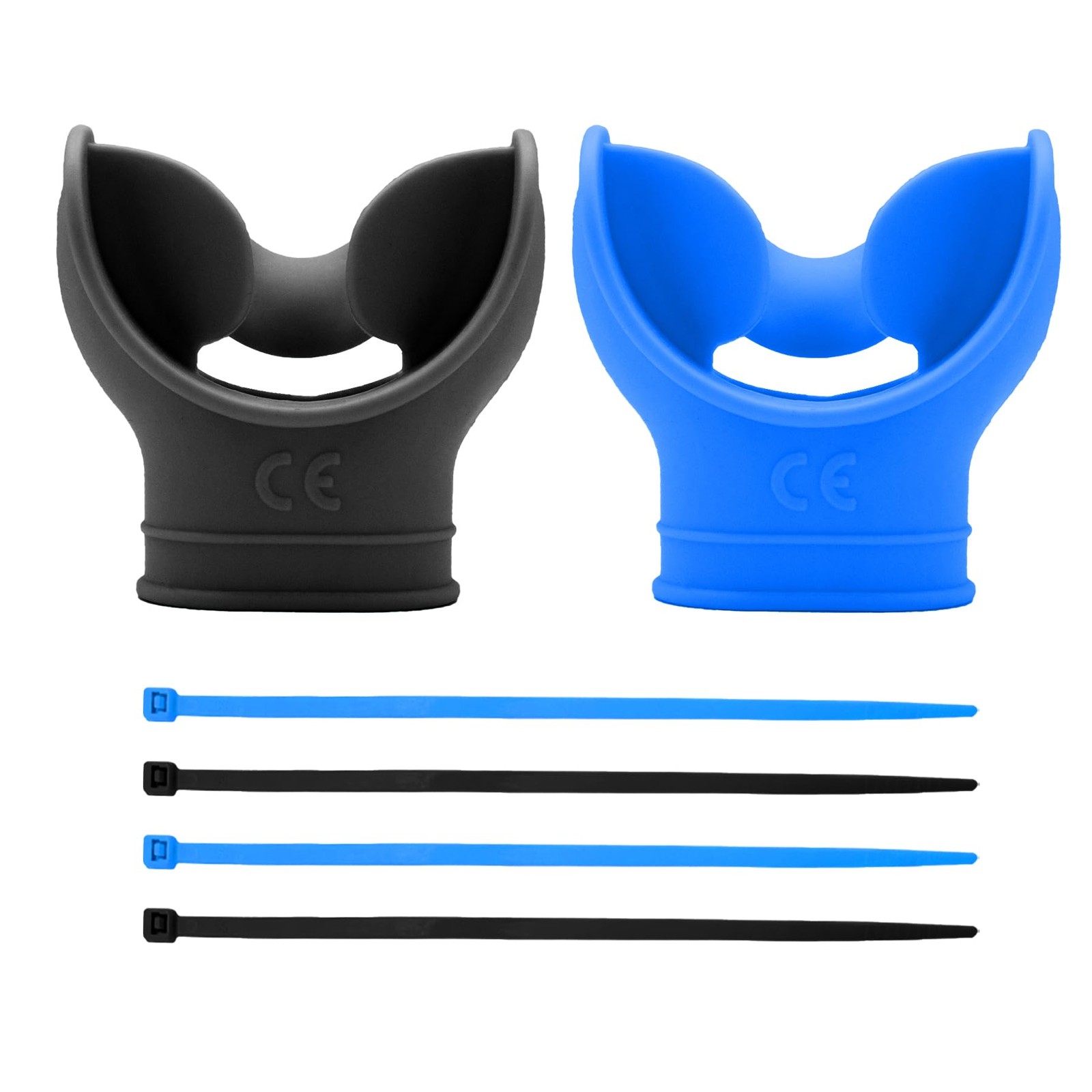 Silicone Snorkel Mouthpiece Replacement for Scuba Diving Regulators  2 PCS