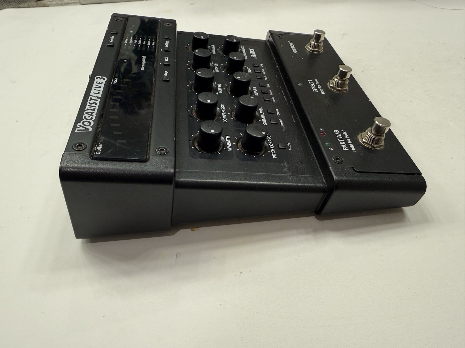 Digitech Vocalist Live 3 Vocal Multi Effects Processor Pedal + Power Supply