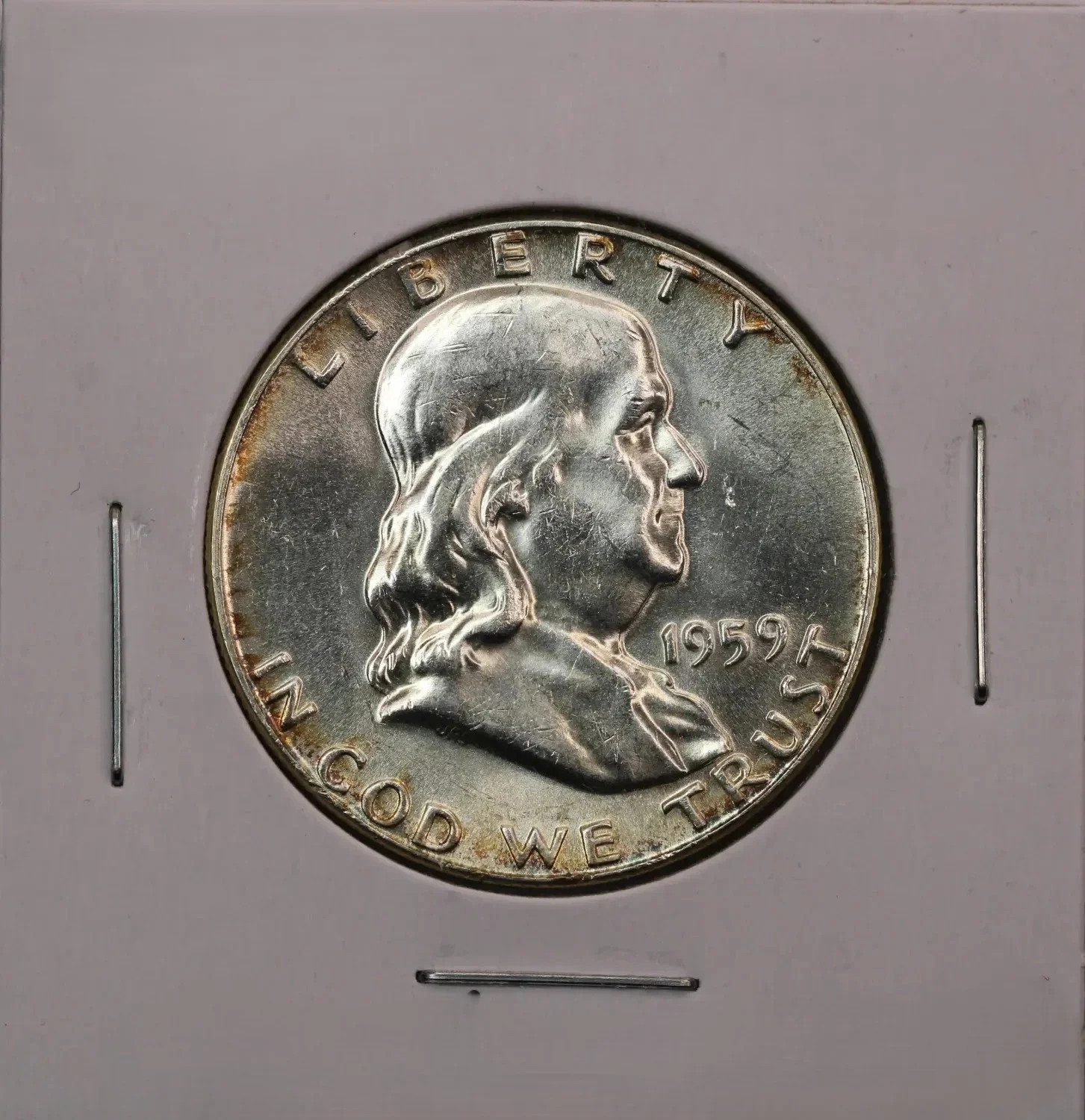 1959 Franklin Half Dollar AU/BU