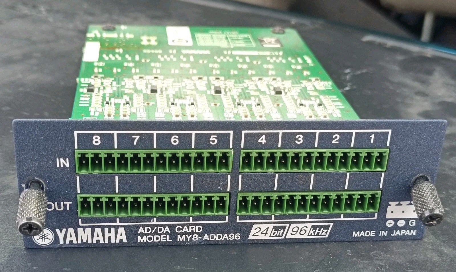 Yamaha MY8-ADDA96 8-Channel Analog I/O Card For DME64N