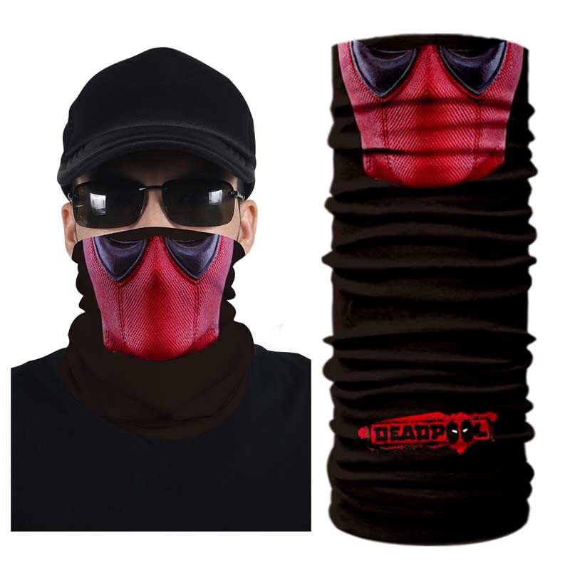 UV Protection Skull Clown Joker Balaclava Neck Gaiter Scarf Breathable Face Mask