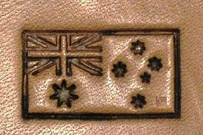 CRAFTOOL - TANDY LEATHER 3D STAMP - 8577 - AUSTRALIAN FLAG - NEW 88577-00