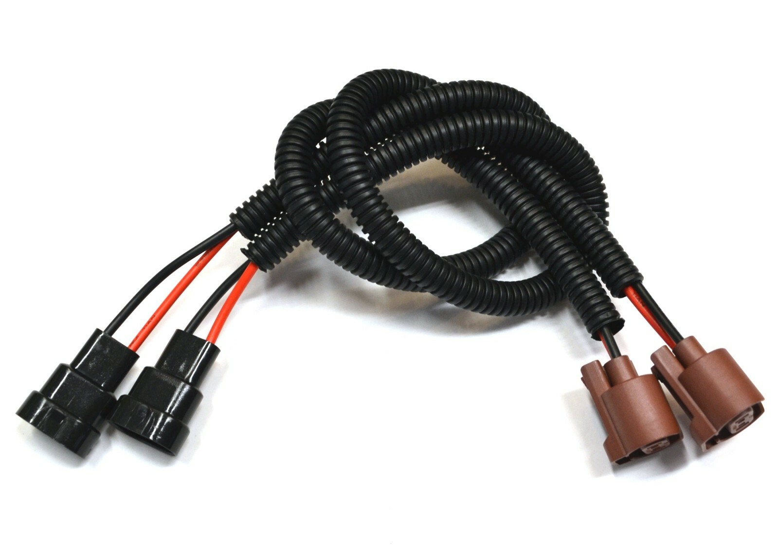 Extension Wire U 9006 HB4 Two Harness Fog Light Bulb Connector Socket Halogen