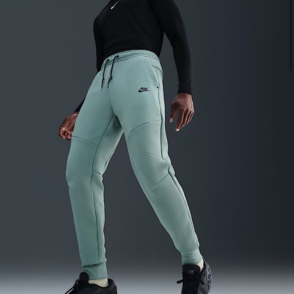 Nike Sportswear Tech Fleece Washed Joggers Cerulean Mens Size Large CZ9918-424