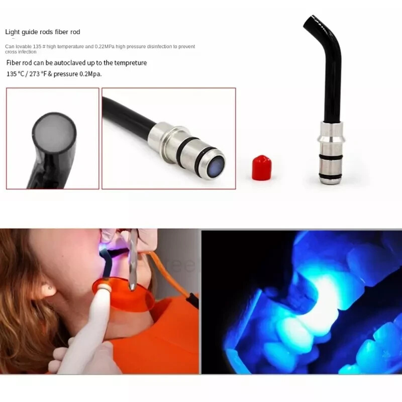 Dental Wireless Curing Light Dentist Cordless LED.B Lamp Output Intensity