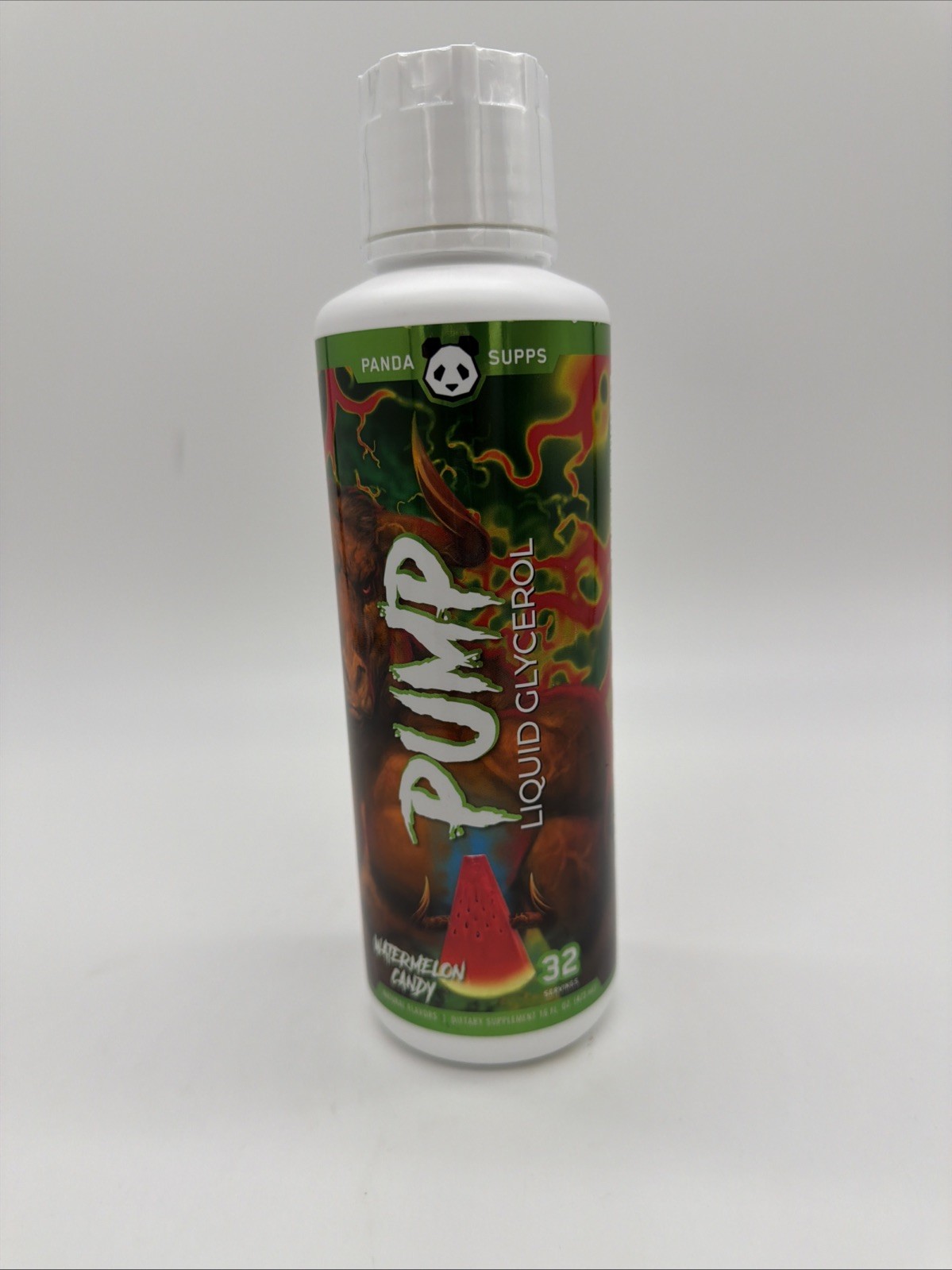 Panda Supps ALL NEW! PUMP-Liquid Glycerol Stim Free Watermelon Candy Flavor 16oz