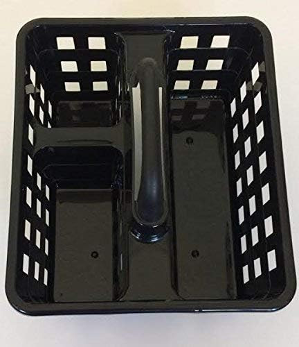 Divided 3-Compartment Plastic Storage Caddy with Handle 10x8.75x7.5 Home Dorm