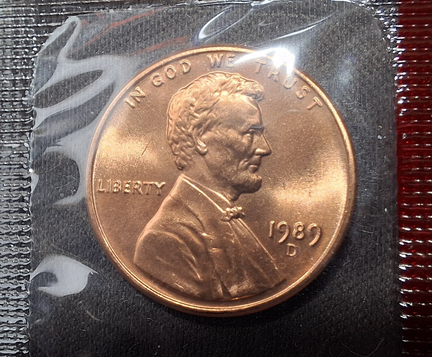 1989 Uncirculated Coin Set, Packaging ERROR, Missing "P" Cent, Sealed