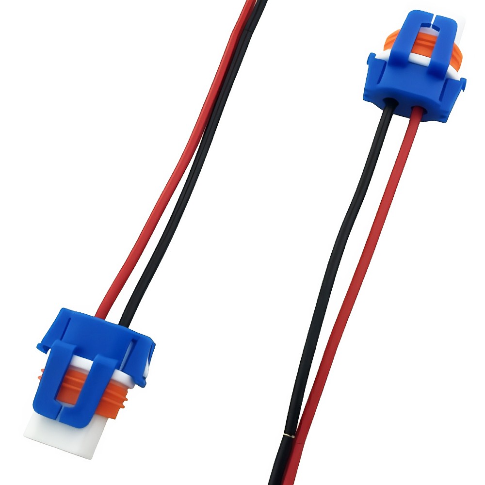 2pcs 9005 HB3 Ceramic Socket Connector Headlight Dual Beam Wiring Harness Holder