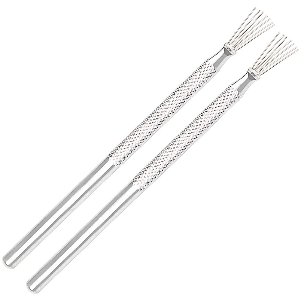2 Pieces Clay Needle Tools, Feather Wire Texture Tools for Pottery Sculpting