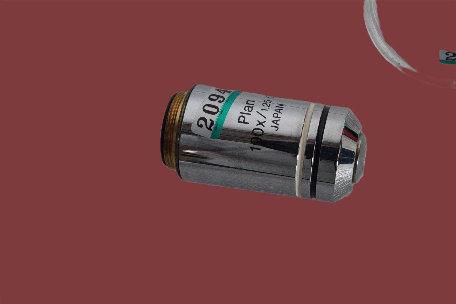 Olympus Plan 100X/1.25 Oil ∞/- Objective