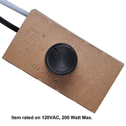 SC-239A Switch 200 Watt Manual Dimmer Replacement Kit for Wes-tek 6077B,