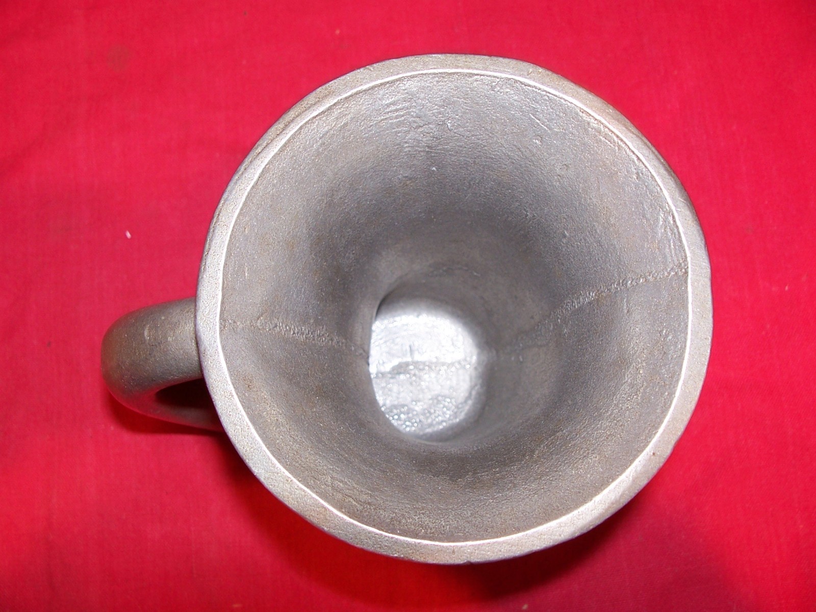 Vintage Lyman Bugle Horn Cast Pewter Beer Mug Stein Tankard Hunting Collectible