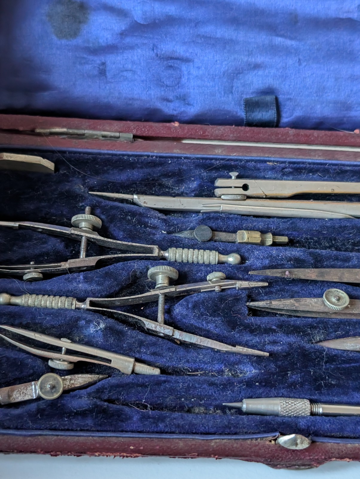 Vintage Precision Drafting Drawing Set in Case