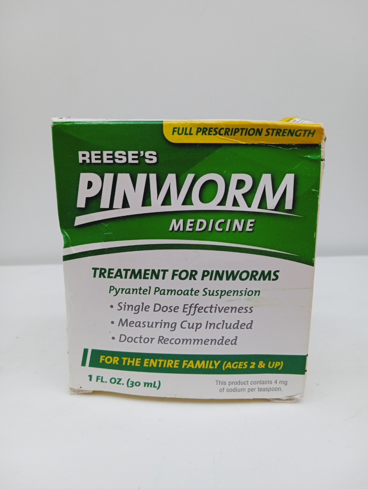REESE'S PINWORM Medicine 1 oz PYRANTEL PAMOATE Suspension Exp 6/26