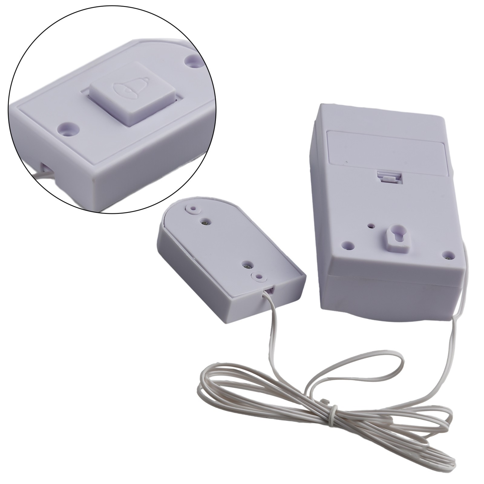 Wired Guest Welcome Door Bell Security Smart Wired Doorbell PUSH BUTTON Kits Set