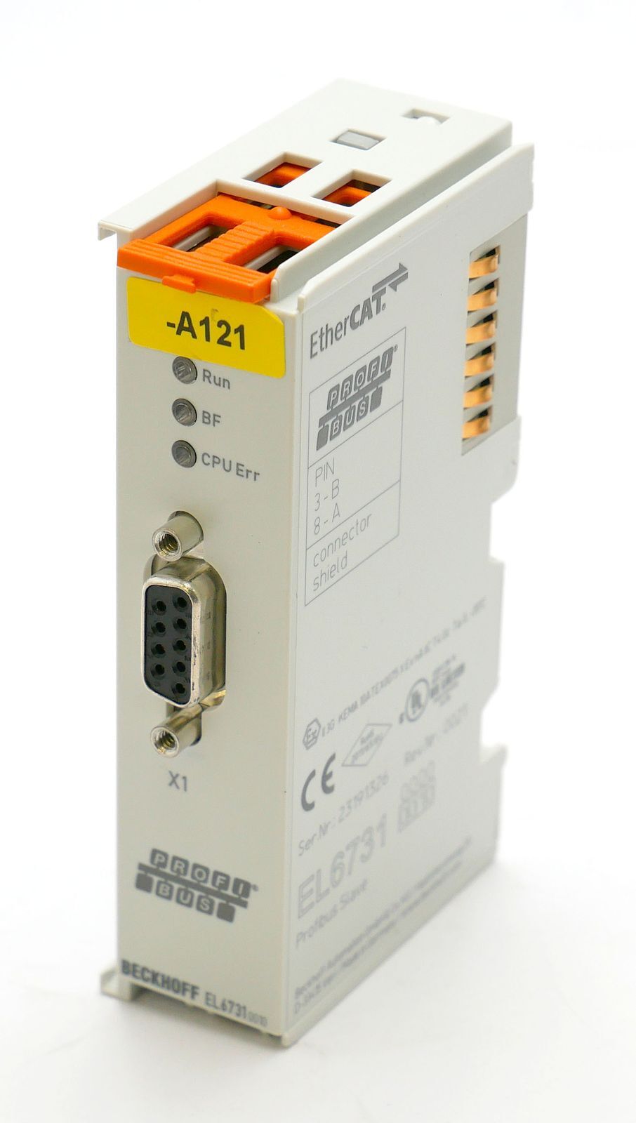 Beckhoff EL6731 1-Channel Communication Interface Profibus Slave -used-