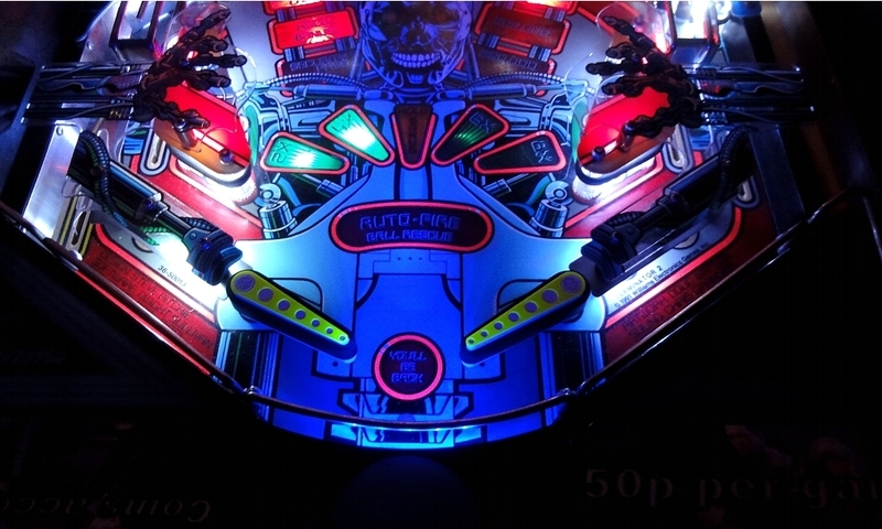 TERMINATOR 2 T2 Pinball Ultra Violet Flipper Light Mod