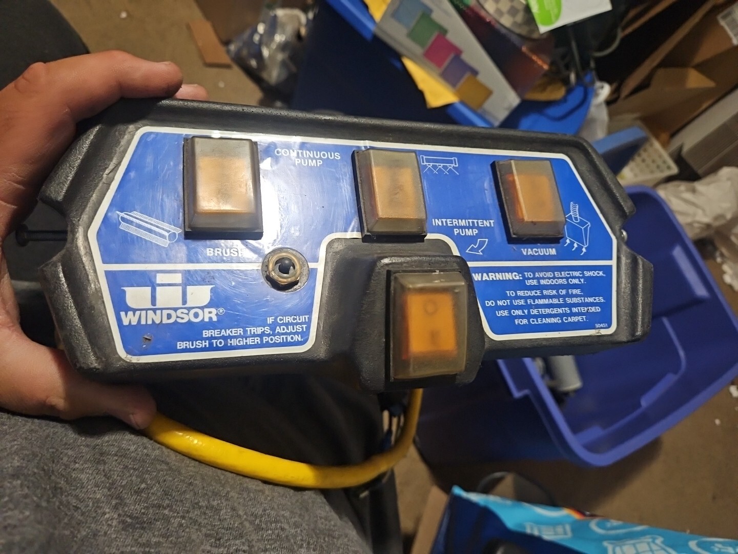Windsor Admiral Carpet Extractor Circut Box, Power Box