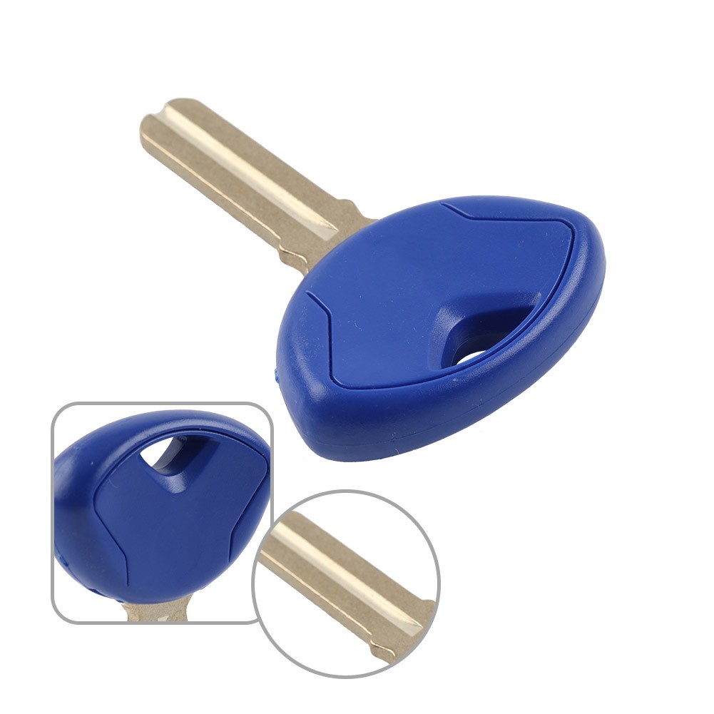 1pc Blue Replacement Blade Uncut Blank Key For BMW R1200R K1300S R1200GS K1200GT