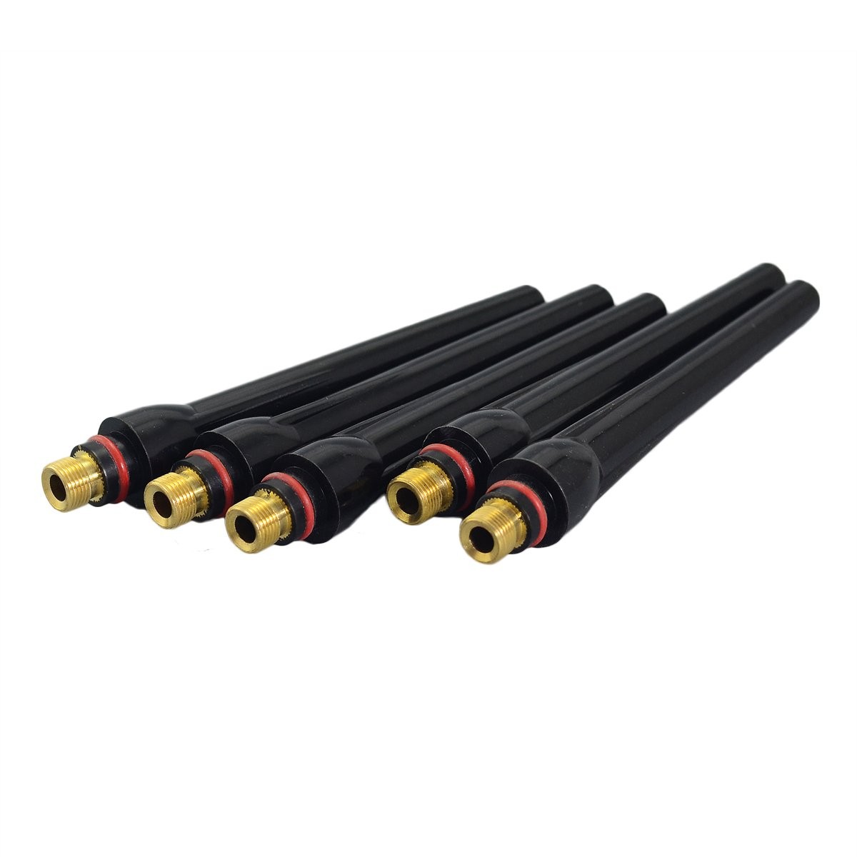 RIVERWELD TIG Back Cap 57Y02 Long for QQ300 PTA DB SR WP 17 18 26 Long, Black