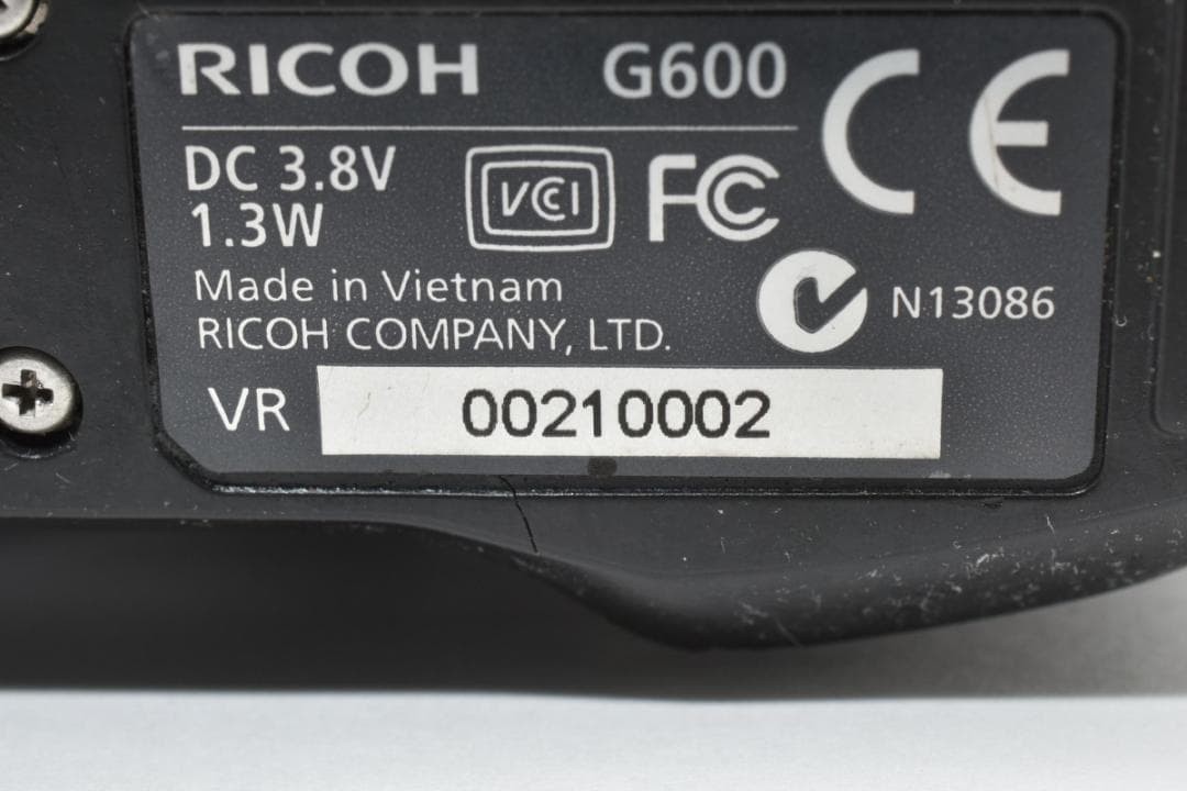 RICOH G600 Compact Digital Camera Tested Battery Included Good Condition