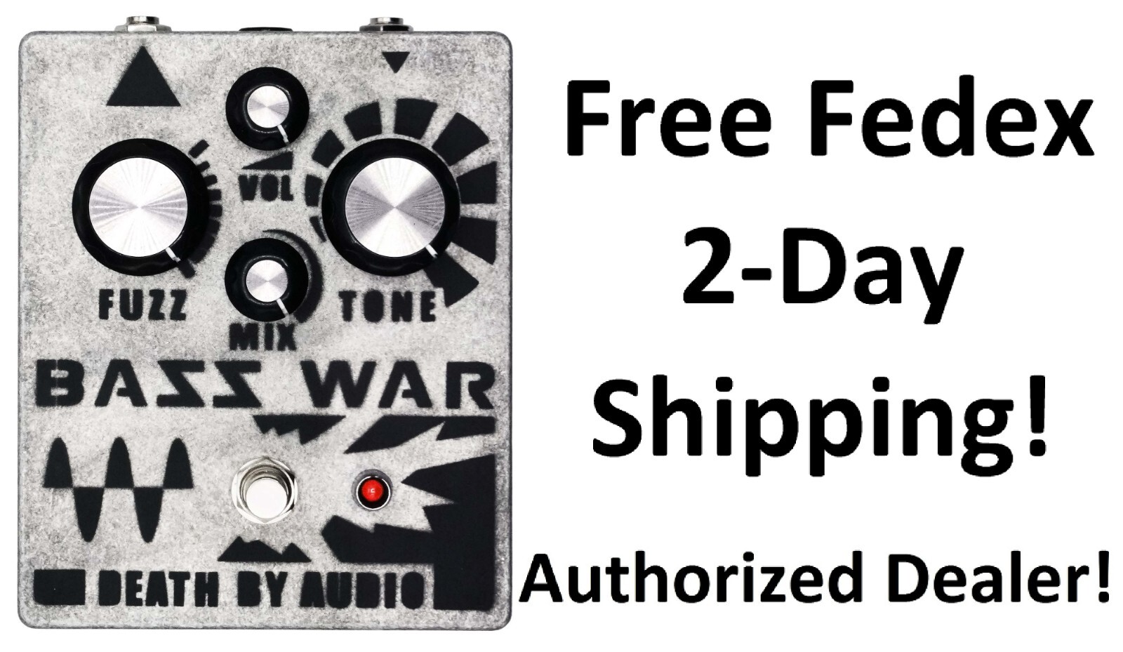 New Death By Audio Bass War Fuzz Guitar Effects Pedal