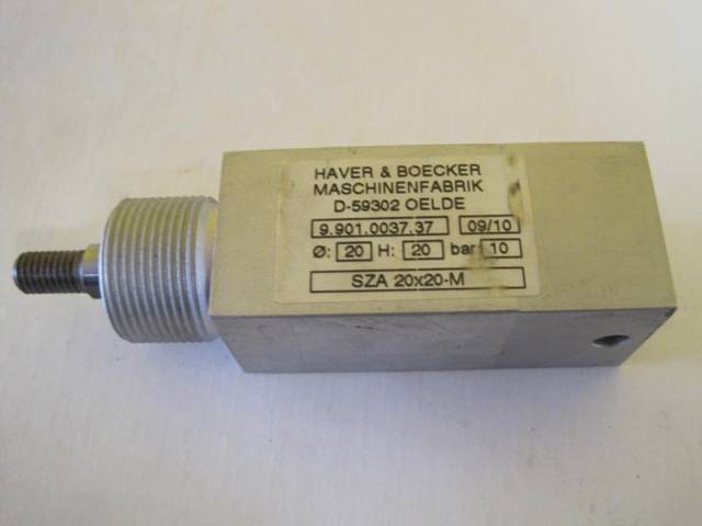 HAVER & BUECKER MASCHINENFABRIK D-59302 OELDE SZA 20X20-M 9.901.0037.37 NEW