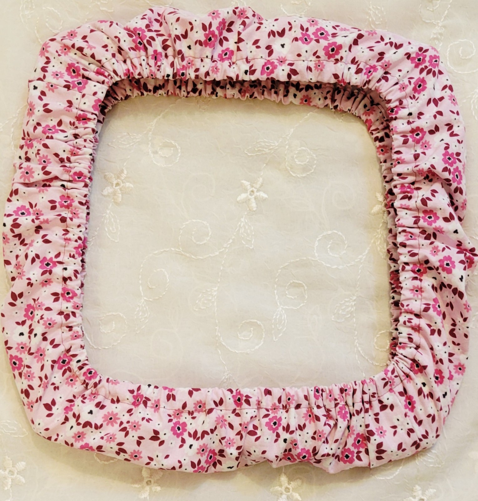 Little Pink Flowers  11x11 Grime Guard Cover For Q Snap Frame