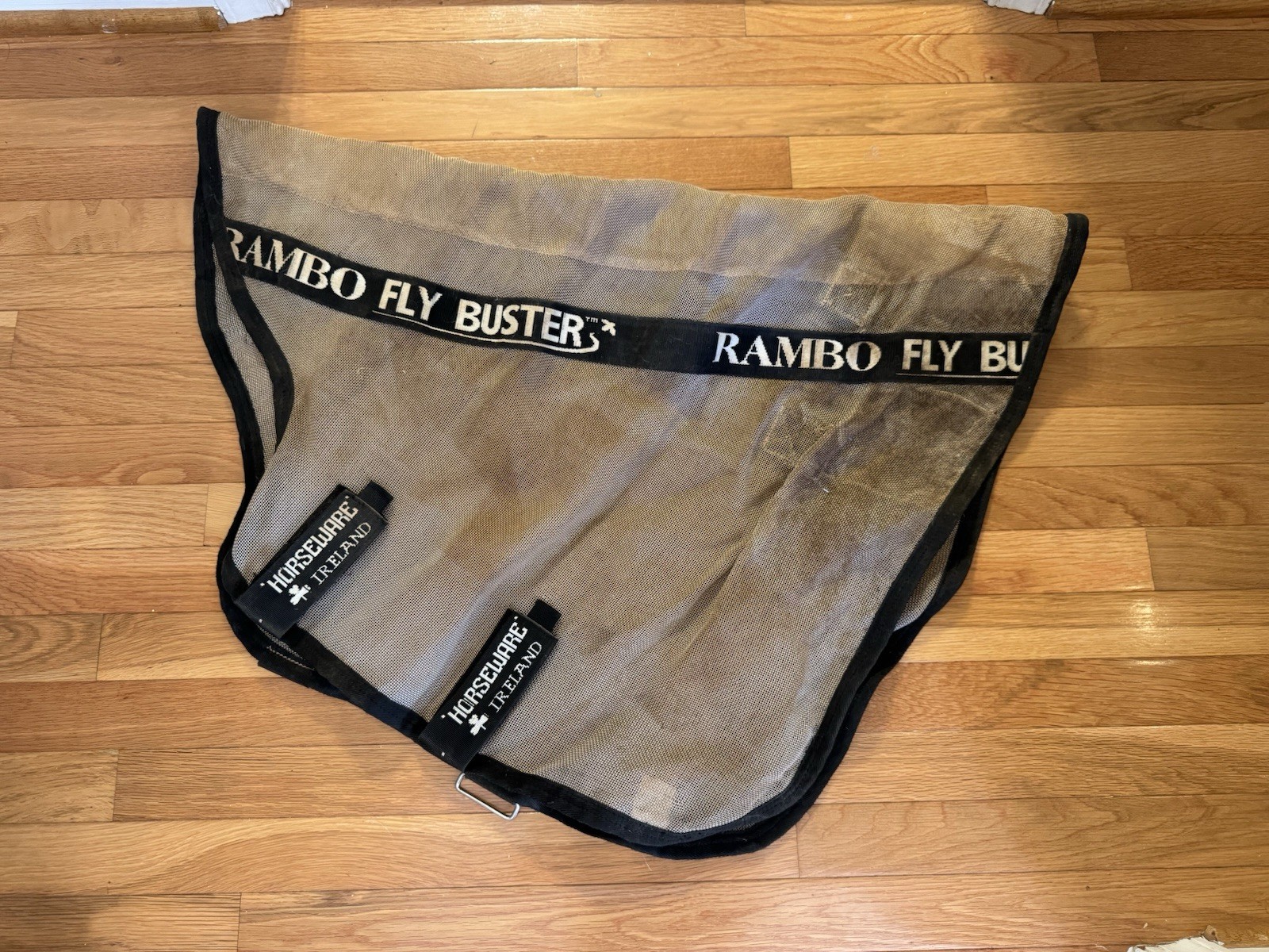 Used Horseware Rambo Medium Fly Buster Neck Cover - Tan/Black