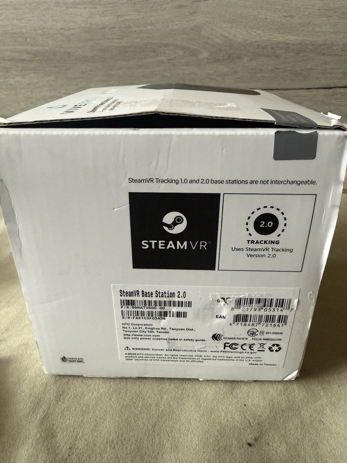 HTC VIVE Pro StreamVR Base Station 2.0 - Precision Room-Scale Tracking for PC VR