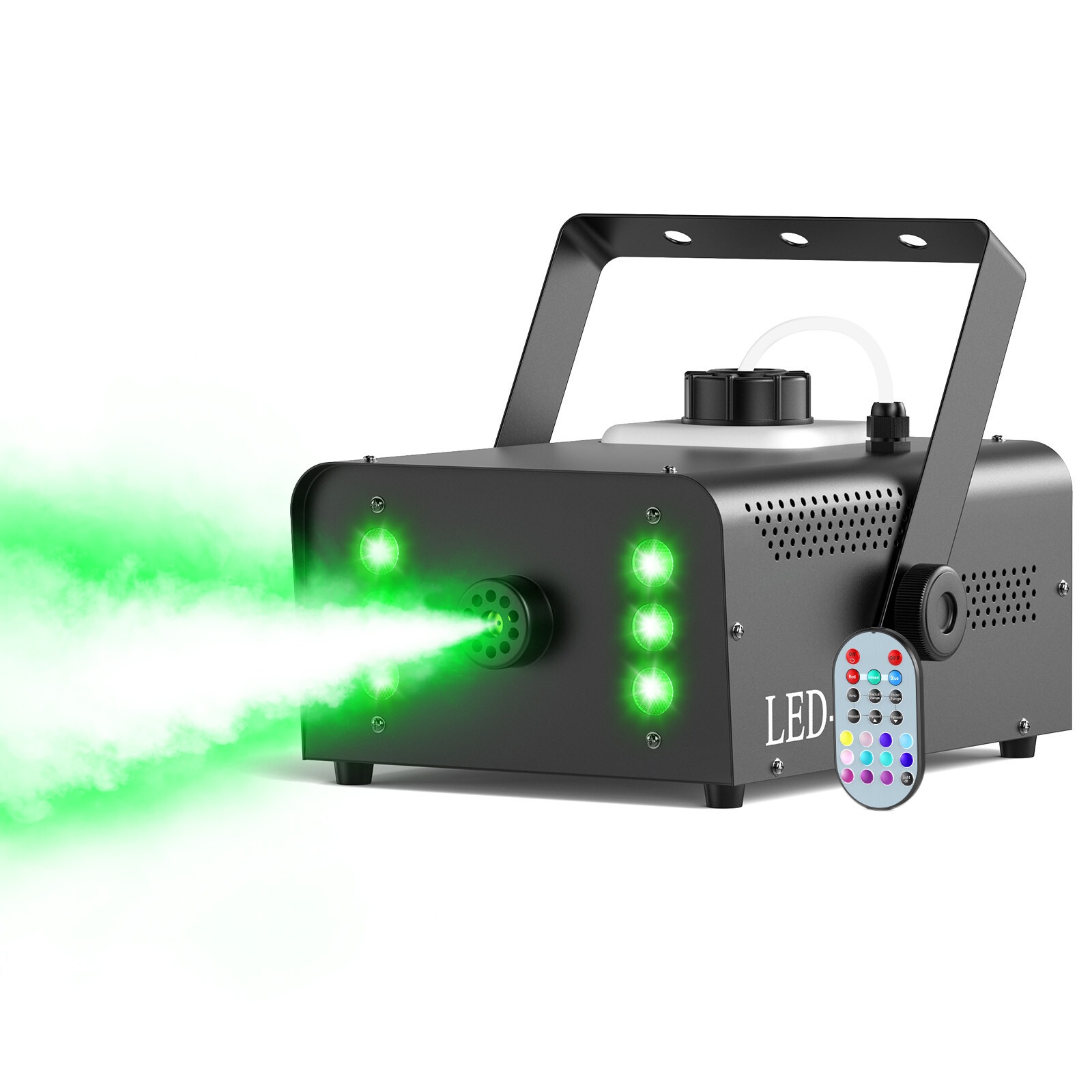 1500W Fog RGB 3in1 6 LED DJ Smoke Machine Stage Show Decor w/ Wireless Remote US