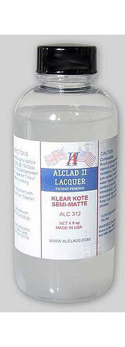Alclad II ALC-312 Klear Kote Semi Matte Clear Top Coat Paint 4oz - US Fast Ship