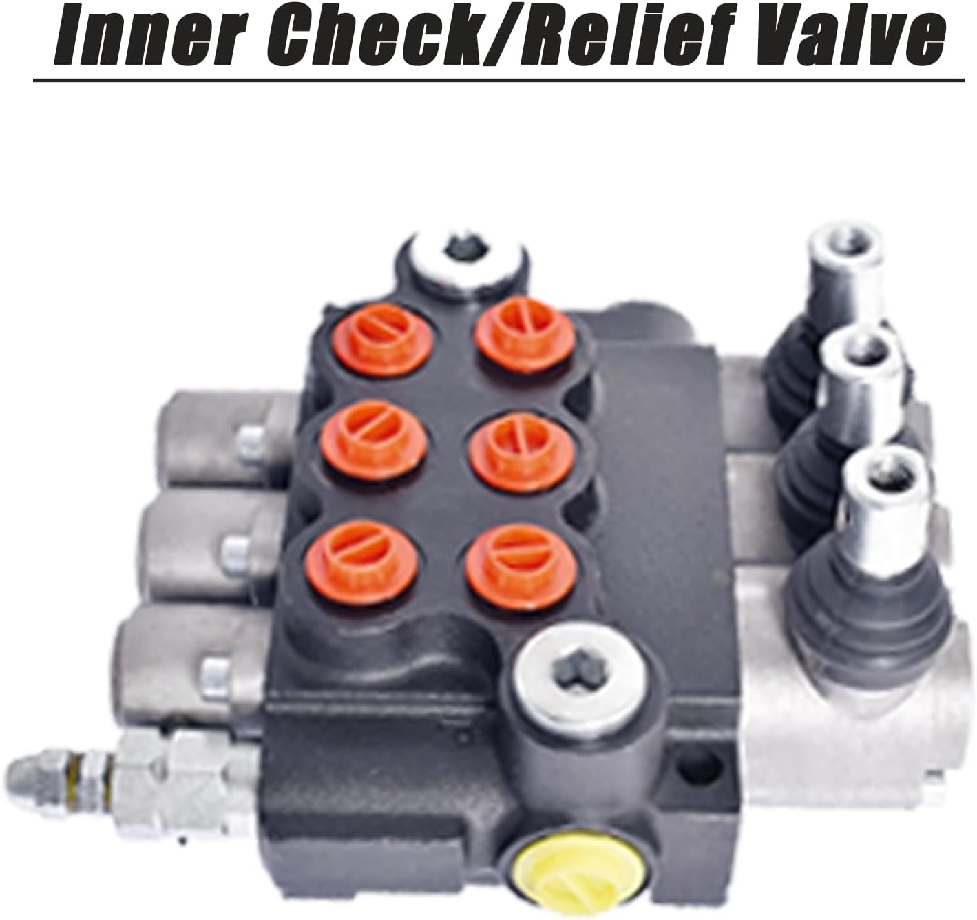Hydraulic Directional Control 3 Spool Valve 11GPM Double Acting Adjustable US