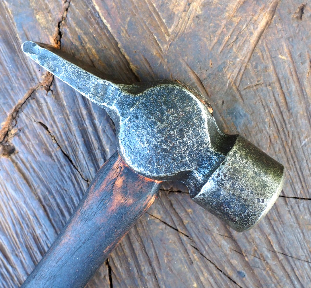 VINTAGE 1.65LB BLACKSMITH "CROSS PEIN" FORGING KNIFE HAMMER ANVIL BLADE FARRIER