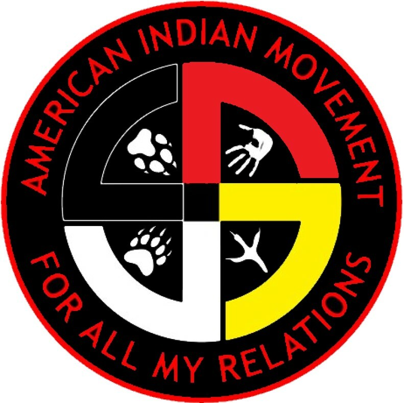 American Indian Movement 'For all my Relations' 3" Decal