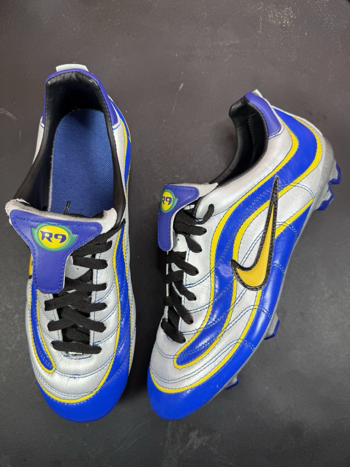 Generic Soccer Cleats Mercurial Vapor 1998 R9 Nazario Ronaldo HAND MADE Leather