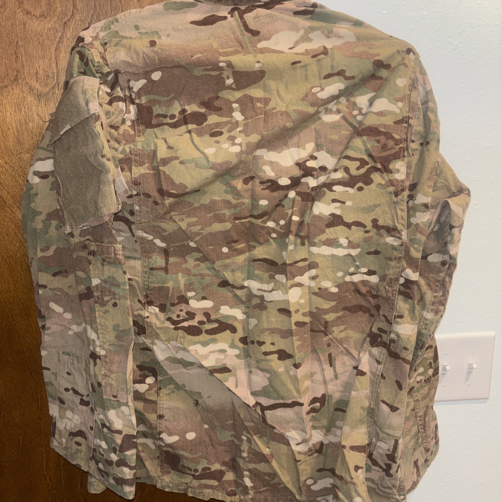 Army Combat Coat Size Medium Long Flame Resistant Perimeter Insect Guard