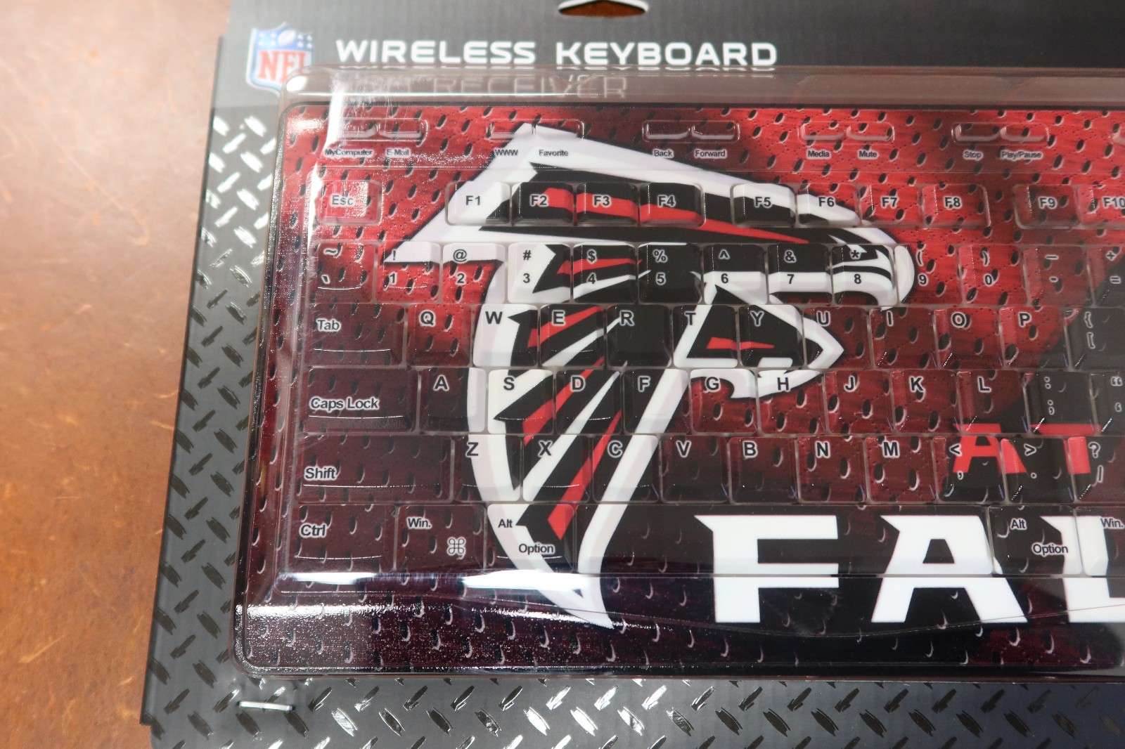 New NFL Atlanta Falcons Keyscraper Wireless Keyboard for Mac / PC