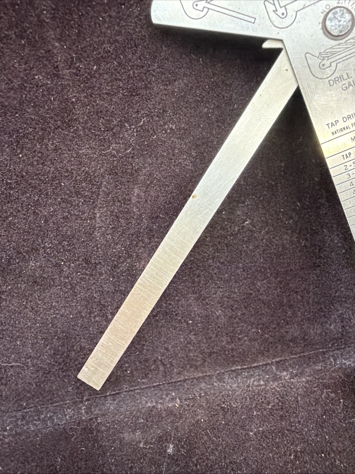 Vintage General SS No. 16 Multi-Use Ruler In Sleeve