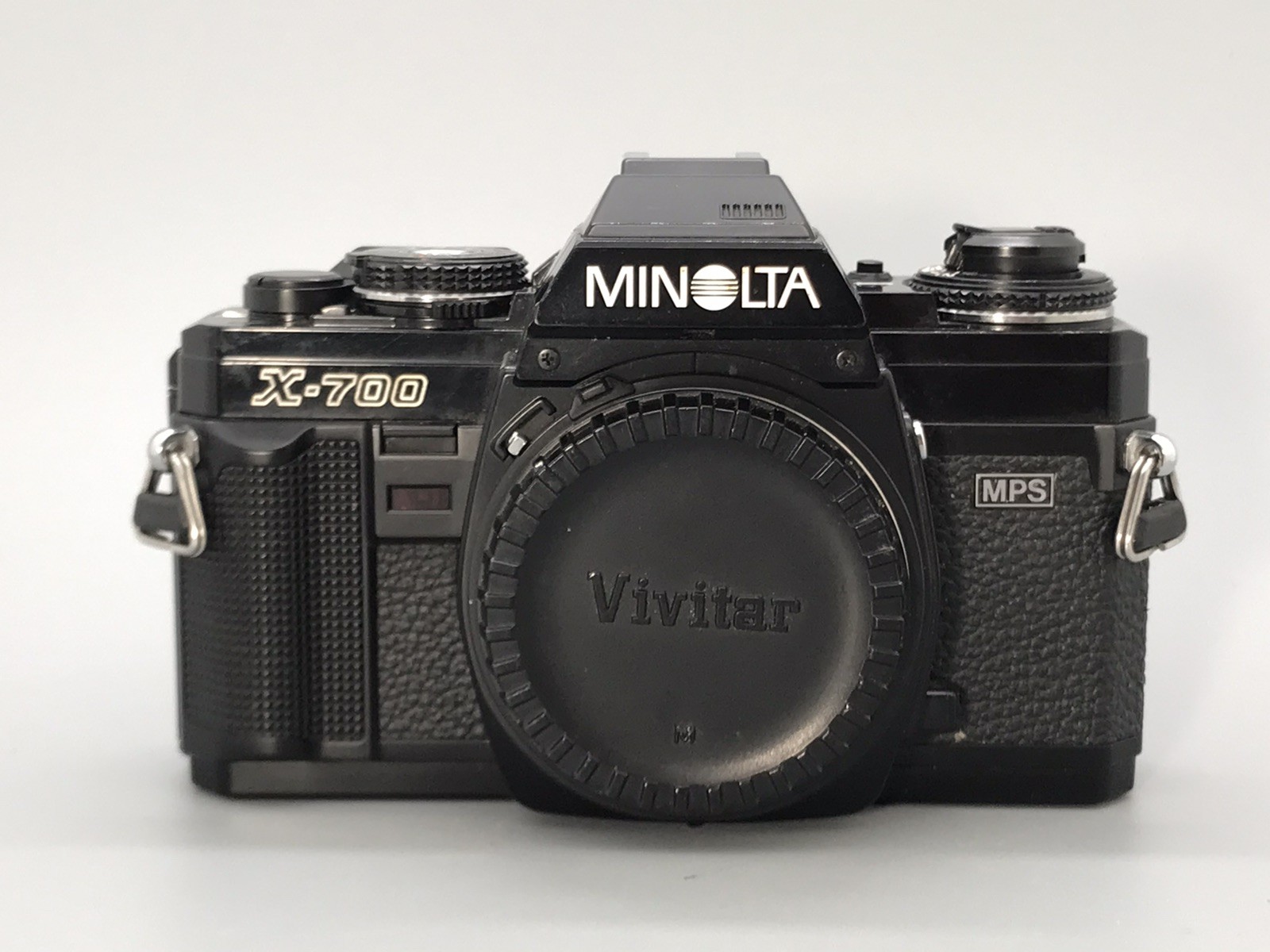 Minolta X-700 35mm SLR Camera MPS Body For Parts or Repair Stuck Advance