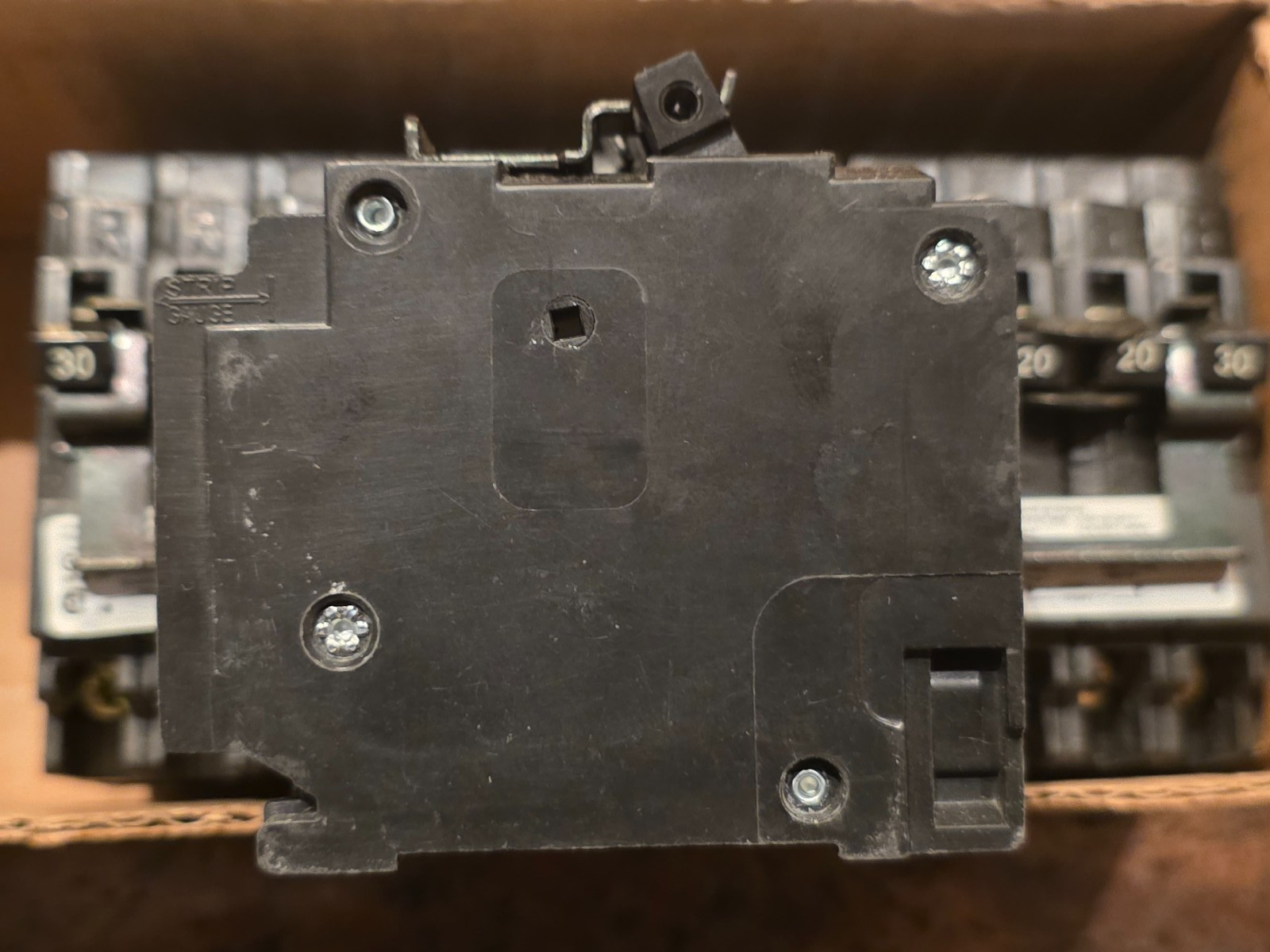 MURRAY MP220230CT2 Two Double Pole 30A Outside Two 20A Inside Circuit Breaker