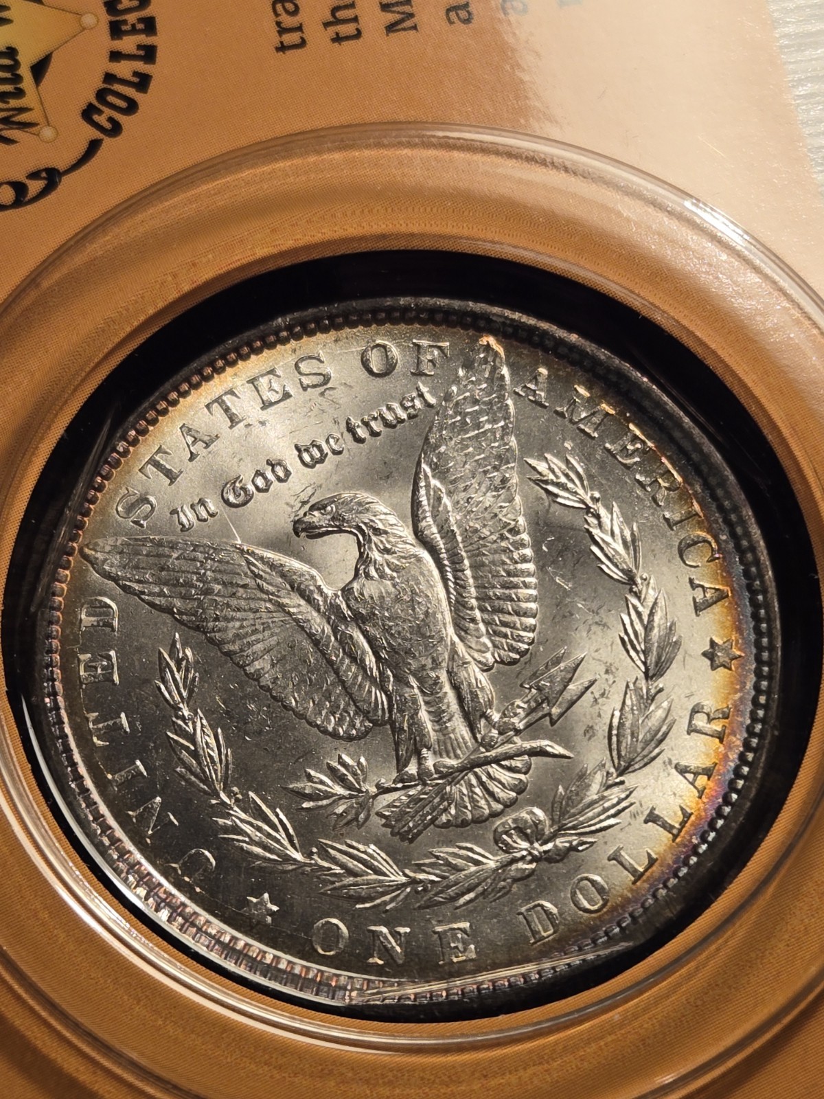 1887-P Morgan 90% Silver Dollar- Littleton-Toned-VAMS!