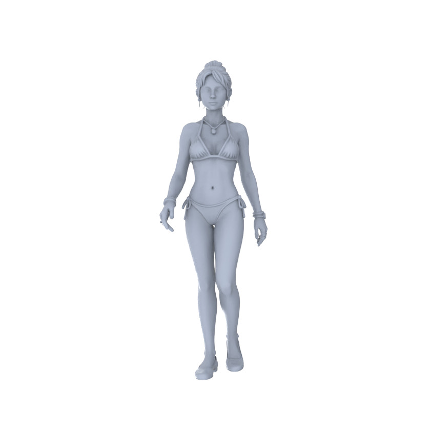 MRY-SFW 1/87 Modern Bikini Pose Female 5 pcs