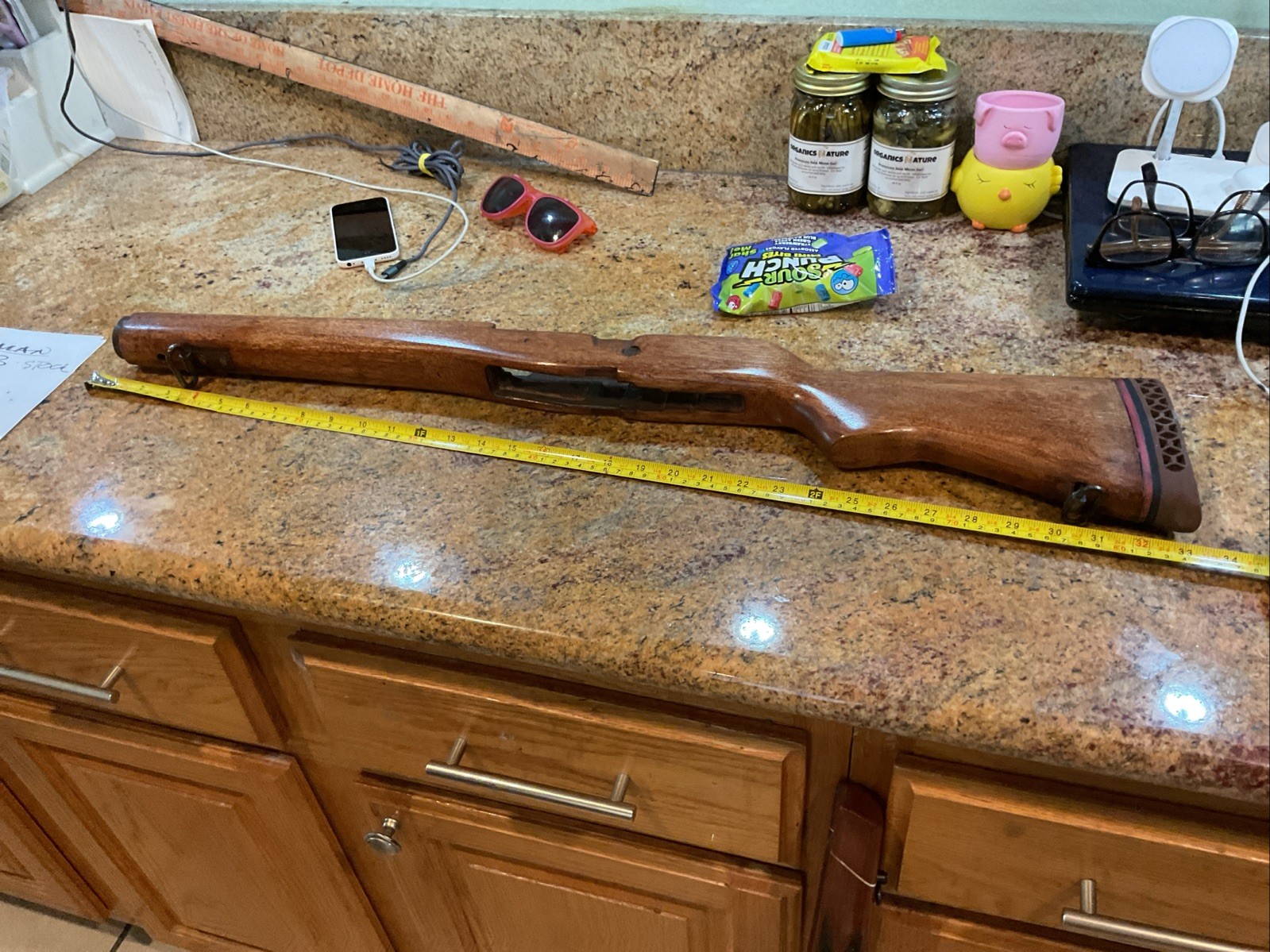 American Rifle  Stock Measurements Provided